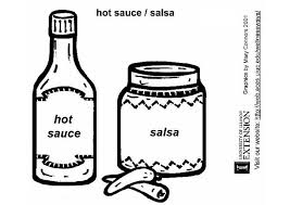 Write the opposite word coloring page. Coloring Page Hot Sauces Free Printable Coloring Pages Img 5809