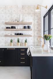 Black And White Modern Farmhouse Interior Design The Prettiest Modern Farmhouse In The Entire World For Real Though Lark Linen In 2020 Home Decor Kitchen Kitchen Design Farmhouse Kitchen Backsplash