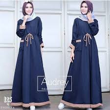 Celana & baju hamil fashion import bkk mandiri,bca jne tng ⬇order⬇ shopee: Baju Gamis Audrey Maxi Dress Maxi Setelan Muslim Wanita Hijab Terbaru Termurah Baju Hamil Shopee Indonesia