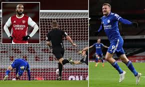Premier league match arsenal vs leicester 25.10.2020. Arsenal 0 1 Leicester Jamie Vardy Haunts The Gunners Yet Again For Much Needed Victory Daily Mail Online