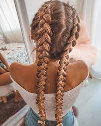 Yes Or No Comment Ameliecheval Hair Hairstyle Braid Auburn Auburnhair Pigtails Pigtailbraids Braids For Long Hair Two Braid Hairstyles Hair Styles