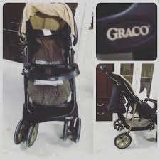 for sale baby trolly brand graco price 30 bd للبيع عربة اطفال ماركة graco بحالة جدا ممتازة السعر 30 bd tel 33770050
