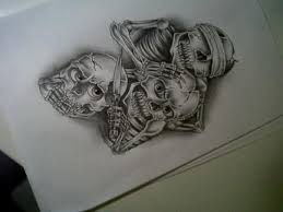 Hear No Evil See No Evil Speak No Evil Clown Drawings See No Evil Tattoo Drawing Evil Tattoo Tattoo Drawings Tattoos