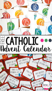 Catholic extension's 2021 feasts & saints calendar features classic paintings by master artists that bring our catholic feast days to life throughout the year. Free Catholic Advent Calendar Sara J Creations