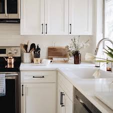 Concealed 5 point adjustable soft close hinges. White Cabinets With Black Hardware Kitchen Remodel Kitchen Design Sweet Home