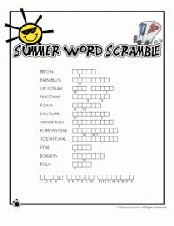 The jumble is a puzzle found in many newspapers in the united states requiring the unscrambling of letters to find the solution. Summer Word Searches And Summer Word Puzzles Woo Jr Kids Activities