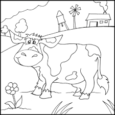 Bauernhof traktor ausmalbild gratis ausdrucken ausmalen. Malvorlagen Bauernhof Kostenlos