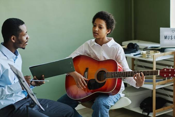 In-person music lesson image