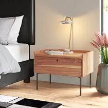 This round shape nightstand is absolutely an icon of modernization. Modern Contemporary Round Nightstand Allmodern