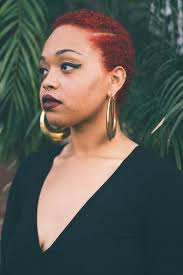 The golden blonde hair color really gives it that added flair. Precious Henshaw S Tumblr Natural Hair Styles Twa Hairstyles Short Natural Hair Styles