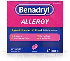 Benadryl Dosage For Dogs Chart Benadryl Allergy Medication Benadryl Dosage