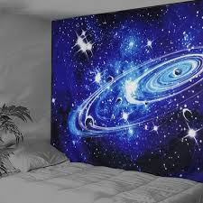 Let this psychedelic nebula inspire your weekend. Starry Sky Tapestry Wall Hanging Trippy Galaxy Psychedelic Tapestries Cosmic Star Hippie Wall Tapestry For Home Living Room Bedroom Dorm Wall Decor Wish
