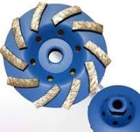 4" 5/8-11 Thread Diamond Grinding Cup Wheel Disc Grinder Concrete Granite  Stone