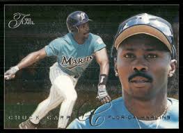 1995 Flair #351 Chuck Carr Florida Marlins baseball card