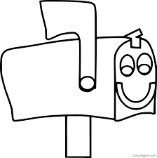 Coloring is child's most loved movement to put in hours. Mailbox From Blues Clues Coloring Page Coloringall