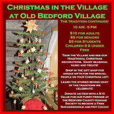 However, if you are contacted by your recipient child, you may be able to build a relationship with them. Christmas In The Village Bedford County Chamber Of Commerce