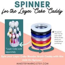 Lazy Susan "spinner" for Layer Cake and Ringtoss
