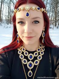 Golden Safe Key with Red Ruby