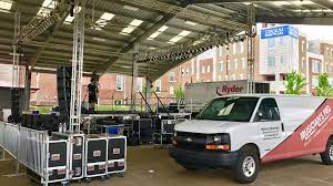 Concert Setup Sound Stage Stage Lighting Bowling Green