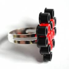 Visuel vu ici tuto : Bague Coeur Pixel Art Un Grand Marche