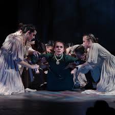 Medea" written by Euripides, adapted by Ben Power, closes this weekend.  Remaining performances will take place October 17, 18, and 19 at 7:30 p.m.  in the Center for the Performing Arts Theatre.