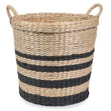 Panier Haut Tresse H 35 Cm Maisons Du Monde Panier Haut Panier Objet Deco Maison