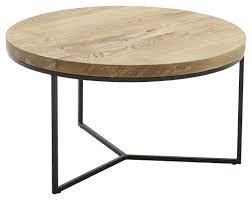 Relaxdays rund, kleiner couchtisch matt, satztisch holz und metall, verchromt beistelltisch 2er set, mdf, weiß, 60 x 60 x 35 cm. Couchtisch Rund Aus Eiche Stahl Online Kaufen