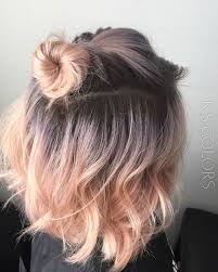 25 Elegant Short Hair Bun Ideas Short Hair Bun Short Hair Balayage Short Hair Styles