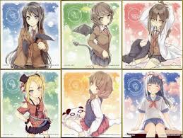 Used Full Set Illustration Panel Seishun Buta Yarou Wa Bunny Girl Senpai No Yume Wo Minai Rascal Does Not Dream Of Bunny Girl Senpai Å…¨6ç¨®ã‚»ãƒƒãƒˆ ÅŽŸä½œver ÃƒŸãƒ‹è‰²ç´™ È‰²ã‚³ãƒ¬ Ä¸€ç•ªãã˜ É’æ˜¥ãƒ–ã‚¿é‡ŽéƒŽã¯ãƒãƒ‹ãƒ¼ã‚¬ãƒ¼ãƒ«å…ˆè¼©ã®å¤¢ã‚’è¦‹ãªã„ Dè³ž Buy Về seishun buta yarou series. goods republic