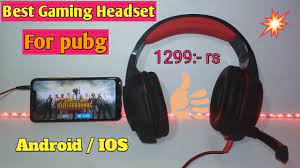 Best Budget Gaming Headphone For Pubg Mobile Youtube