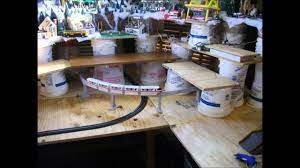 Plans to make your own christmas tree to display your christmas village. The Making Of A Miniature Christmas Village Youtube