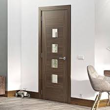 Pamplona Walnut Prefinished Door Pair Pamplona Deurbeslag The Doors