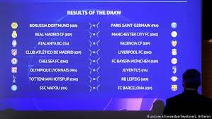 The champions league group stage draw takes place this evening and if the simulator is anything to go by there will be tough matches for liverpool, tottenham, chelsea and manchester city. Champions League Draw Bayern Munich Get Chelsea In 2012 Final Rematch Sports German Football And Major International Sports News Dw 16 12 2019