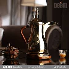 دلة ديم الذهبية سعه الدله 1000م ل مصنوع من ستانلس ستيل بجوده مقاوم للصدا Arabic Coffee Coffee Maker Coffee