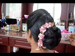 Kerala Christian Bridal Easy Hairstyle 2 Full Tutorial Hairstyles Kerala Wedding Hairstyles Bridal Hair Decorations