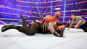 Triple H Vs Roman Reigns Wrestlemania 32 Full Match Triple H Vs Roman Reigns Wwe World Heavyweight Championship Match Photos World Heavyweight Championship Roman Reigns Wwe World