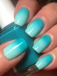 Today i have the dos & don'ts of ombré nails! Acrylic Nails Ombre Blue New Expression Nails