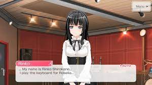 Shizaki was announced as roselia's new keyboardist and rinko's voice actress on 7 november 2018. Character Introduction Roselia Rinko Shirokane Youtube