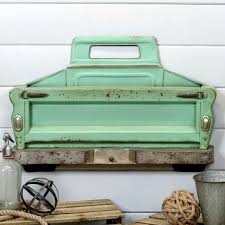 Vintage Style Metal Truck Bed Wall Decor Boho Wall Decor Kitchen Wall Decor Vintage Small Wall Decor
