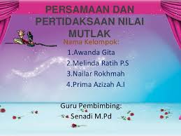 Check spelling or type a new query. Persamaan Dan Pertidaksaan Nilai Mutlak Matematika Kelas X