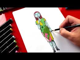 How To Draw Sally From The Nightmare Before Christmas