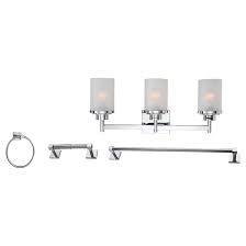Get the best deal for chrome vanity lighting fixtures from the largest online selection at ebay.com. Project Source 3 Light Vanity Light And Bathroom Accessories Set Chrome Ws Wl 002 Rona