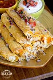 Add garlic and sauté for another 30 seconds. Cream Cheese Chicken Taquitos Tgif This Grandma Is Fun