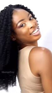 😍POV: “Deep curly knotless pre-looped crochet human hair