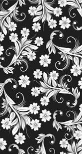 Black and white seamless patterns 2 by hggraphicdesigns on deviantart. Flowers Print Pattern Black And White 35 Super Ideas Black And White Flowers Flower Drawing Design Flower Backgrounds