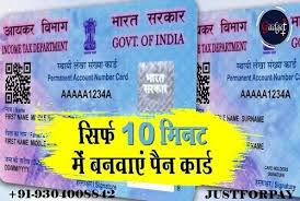 Get Pan Card In 10 Minutes Justforpay In 2020 Biometrics Cards How To Apply