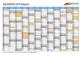 Kalender 2021 für bayern mit bundesweiten und regionalen feiertagen. Kalender 2019 Bayern Feiertage Schulferien