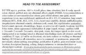 a head to toe assessment cheat sheet forged from 4 different