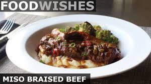 Bbq sauce braised short ribs foodwishes. Food Wishes Video Recipes Miso Braised Beef With King Trumpet Mushrooms Comforting And Exciting