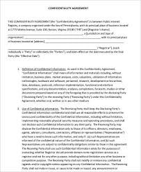 Icon hourglass by jamie rothwell from the noun project. Free 7 Confidentiality Agreement Samples In Google Docs Ms Word Pages Pdf